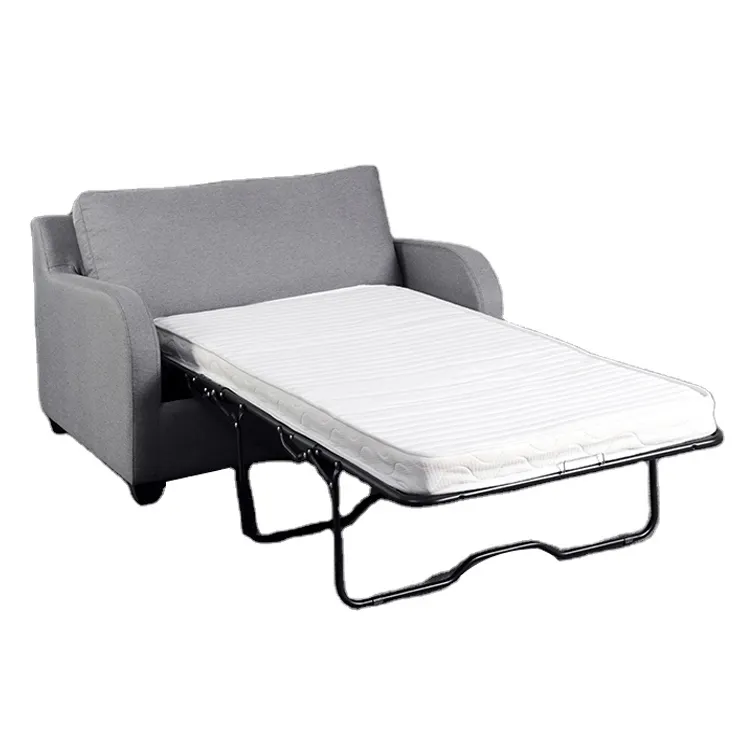 Moderno divano e letto due in uno pieghevole regolabile sedia monoposto divano letto europeo con materasso