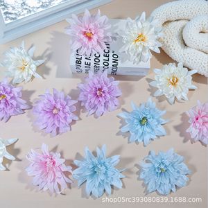 Cabeza de Flor Artificial de 14 cm, Rama Individual, Material de Pétalos, Ideal para Decoración de Paredes de Boda DIY - Product Image 4