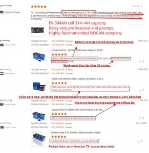 Daisy DIY LiFePO4 Espagne Groupe HSEV EVE LF280K LiFePo4 280Ah 310AH 3.2V Lithium Ion Accu 8000 Cycle Batterie Cellule Solaire Maison - Product Image 2