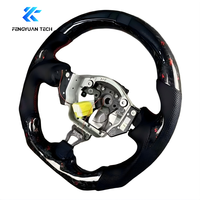 Volant en fibre de carbone forgé avec LED pour Nissan 370z 350z z1 Tiida V3 Gtr R35 Rays Patrol Y62 Y61 Navara Maxima Altima