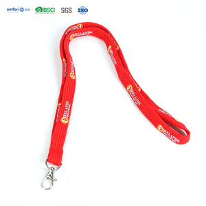 Bulk Stock Lightweight Polyester ID Card Holder Tube Lanyards Custom Silk Screen Printing