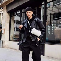 Bonnet décontracté en tricot court style hip-hop, chaud pour l'hiver, élastique, bonnet de tête en maille