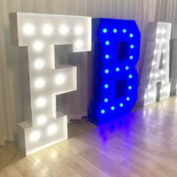 Enseigne lumineuse LED en acier inoxydable pour hôpitaux et entreprises, utilisation extérieure avec des designs personnalisés