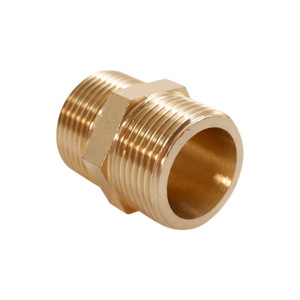 Adaptateur rapide mâle-mâle en laiton, raccord hexagonal égal/réducteur pour tuyaux d'eau et de gaz - Product Image 1