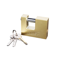 Candado de latón macizo Rectangular de 70mm de alta calidad, candado de grillete de acero para almacén con grillete endurecido y llave a buen precio