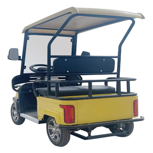 Offre Spéciale – Voiturette Électrique Tout-Terrain 4 Roues Ouverte 60V 800W avec Double Frein à Disque et Radio MP3 pour Villa, Jardin et Propriété Privée – Véhicule <span class=keywords><strong>de</strong></span> Mobilité - Product Image 4
