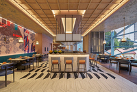 Ensemble de meubles d'hôtel commerciaux en bois massif écologiques sur mesure pour hôtels 5 étoiles, appartements, design moderne, couleur personnalisable