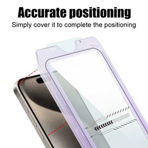 Kit d'installation de protection d'écran en verre trempé 2.5D 9H pour la série 15, ultra-fin, anti-traces de doigts, avec outil d'alignement automatique OEM - Product Image 3