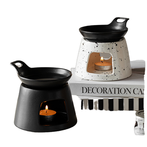 <span class=keywords><strong>ACASA</strong></span> ARTO Quemador de Cera Aromática Desmontable de Cerámica, Lámpara de Perfume, Portavelas para Tealight, Incienso Chino, Meditación para Todas las Estaciones - Product Image 1