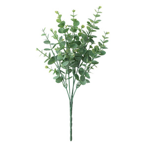 Planta Artificial de Eucalipto Ruilisi, Plástico Verde, Decoración de Interiores para el Hogar, Accesorios para Bodas - Product Image 5
