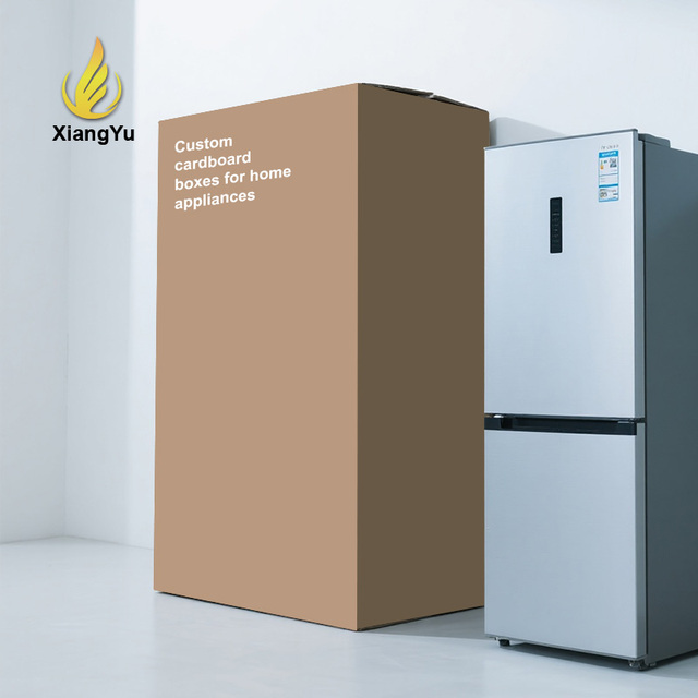 Xiangyu Extra Large Appliance Shipping Boxes Double/Triple Wall Corrugated Cardboard Moving Boxes for Refrigerator TV Custom