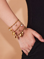 H2 Jewelry – Breloque Cœur Ours Cartoon au Design Unique, en Acier Inoxydable Plaqué Or 18K, Tendance pour Femme, Certifiée par un tiers
