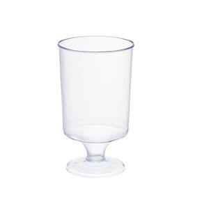 Мини одноразовая прозрачная пластиковая чашка с ложкой для десертов Aliexpress, круглая Рюмка для пудинга для кофе - Product Image 5