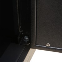 Coffre-fort silencieux Weichi en acier pour bureau à domicile, avec serrure à clé, code électronique et multiples clés, pour table de chevet ou fixation murale