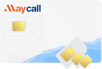 Tarjeta SIM IoT Maycall - Flexible, Sin Cuotas Mensuales, Sin Suscripciones, Sin Contratos, Sin Licencias, Uso Gratuito de por Vida