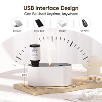 Diffuseur d'arômes sans eau en gros, machine à parfum USB à double fluide, nébuliseur portable pour la maison