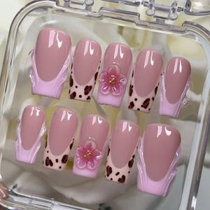 <span class=keywords><strong>Faux</strong></span> <span class=keywords><strong>ongles</strong></span> personnalisés 100% faits à la main, fleur de perle rose 3D, blush, art des <span class=keywords><strong>ongles</strong></span>, nouveau, portables, luxe, formes carrées et stiletto, magnifiques - Product Image 3