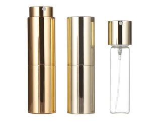 Tùy Chỉnh Màu Sắc <span class=keywords><strong>20Ml</strong></span> Twist-up Nhôm Thủy Tinh Bơm Lại Nước Hoa Phun Chai Với Bơm Atomizer - Product Image 2