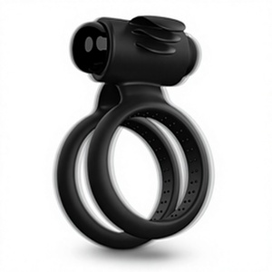 <span class=keywords><strong>Anello</strong></span> <span class=keywords><strong>Vibrante</strong></span> Doppio Personalizzabile per Massaggio e Controllo dell'Eiaculazione Maschile - Product Image 6