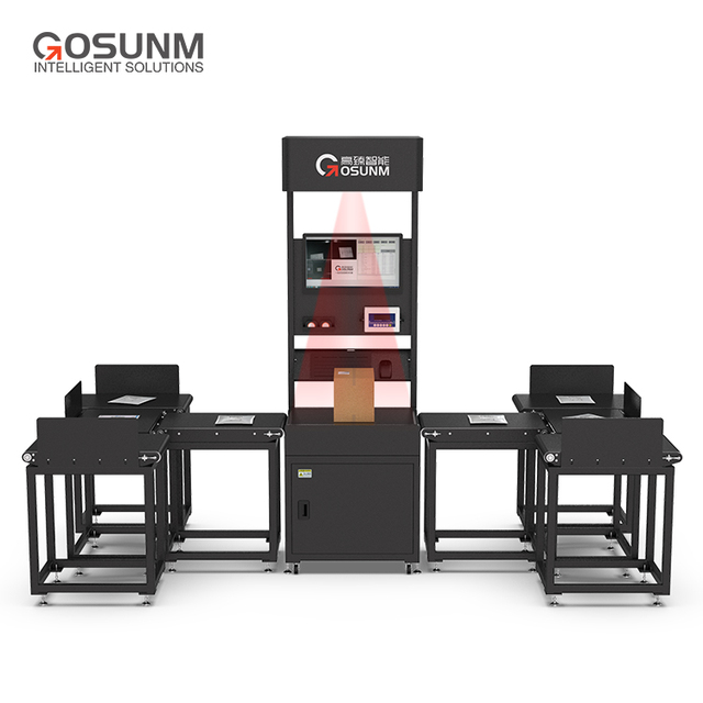 Static Dws Scanning Sorting Automated Parcel Barcode Reading Parcel Weighing Machine 8 Sorting for Small Parcels