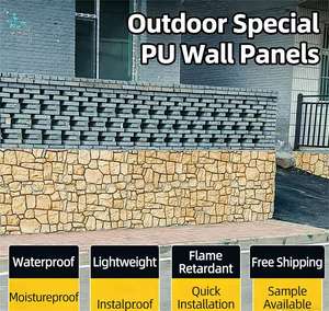 Panel de Pared de Espuma de Poliuretano con Diseño de Vetas de Tortuga, Cortado a Medida, Textura Realista Moderna, Ligero, Resistente al Agua y a los Rayos UV, para Interiores y Exteriores de Hoteles - Product Image 3