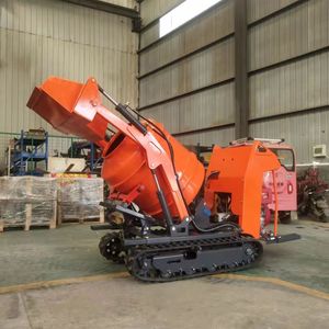 Bétonnière 400L sur chenilles avec chargeur frontal pour chantier - Product Image 4