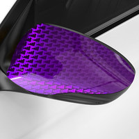 Haut brillant violet avion motif fibre de carbone Film Wrap vinyle autocollant pour voiture Tuning couleur autocollants auto-adhésif bricolage style