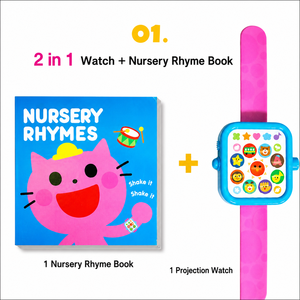 Montre de projection pour enfants avec livre de comptes-rendus pour enfants |   Jouet éducatif interactif, montre projecteur intelligente pour enfants, fournisseur OEM ODM - Product Image 2