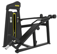 Machine de musculation commerciale inclinée pour la poitrine, pile de poids 80 kg, acier Q235, équipement de gym pour petit studio de fitness
