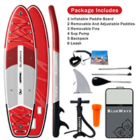 Planche de paddle gonflable Crimson Wave 335x84x15cm, largeur 33 pouces, capacité 397lbs, kit DWF, usine OEM CE BSCI