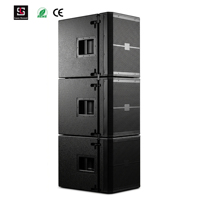 Système de sonorisation actif LS-915 professionnel avec caisson de basses de 15 pouces, 2400W, DSP intégré, étanche, pour extérieur