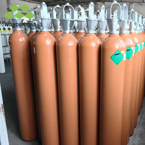 Cilindros de gas del nitrógeno del argón del tanque de oxígeno del estándar ISO industrial 200bar 300bar con la válvula CGA540 CGA580 - Product Image 5