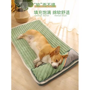 Dog mat, dog sleeping mat, cat winter warm dog bed <b>pillow</b>, <b>large</b> anti-tear and chew mattress, pet floor mat - Product Image 2