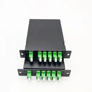 Pasokan Pabrik FWDM/ DWDM/ WDM/ CWDM Peralatan Splitter Serat Mux Demux Modul Peralatan Optik Factory Outlet