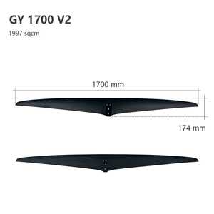Nuevo Estilo JFS ART V2 1700, Hidroala de Alto Rendimiento Ligera de Fibra de Carbono para Nivel Intermedio/Experto, Deporte Acuático Wingfoil JFS - Product Image 4