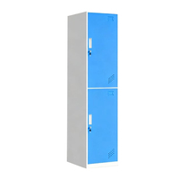 Casier de vestiaire vertical en métal à porte simple avec serrure à combinaison en acier, durable, pour le rangement des vêtements de sport