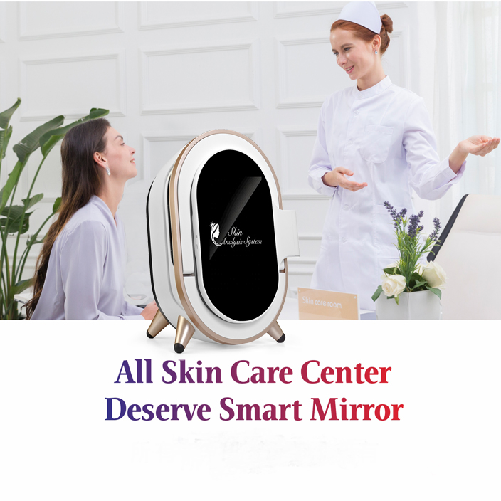 50HZ Pemindai Wajah Alat Analisis Kulit Diagnostik Dermatologi Wajah 6