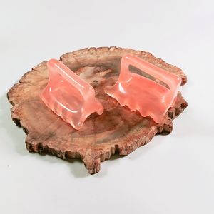 Gua Sha raspado masaje cara verde cuarzo rosa Jade Guasha tablero raspador herramienta resina Jade Gua Sha tablero masaje - Product Image 1