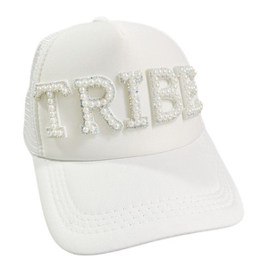 Casquette de baseball essentielle pour mariée et demoiselles d'honneur, chapeau simple orné de perles pour le jour du mariage, accessoire photo, cadeaux de groupe <span class=keywords><strong>en</strong></span> gros - Product Image 4