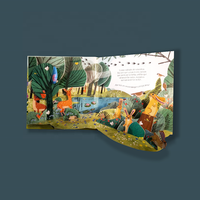 Chine prix d'usine Pop Up livre papier d'impression à colorier personnalisé 3D services d'impression d'édition de livres pour enfants