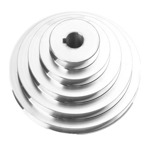 Poulie de courroie trapézoïdale en aluminium de type A, 150mm, 5 rainures, pour accessoire de moteur de perceuse à colonne - Product Image 1