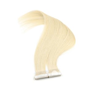 K.S WIGS Extensions à bandes adhésives sans couture de luxe, populaires, à double tirage, invisibles, blondes, lisses, en cheveux chinois vierges avec cuticules intactes, 100% - Product Image 3