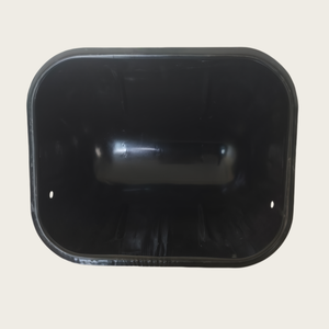 Heavy Duty Animal Feeding <strong>Trough</strong> Smooth Edge, Fence Mounted Round Lip Feeder for Livestock Use - Product Image 2