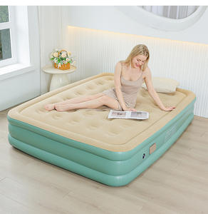 <span class=keywords><strong>Lit</strong></span> <span class=keywords><strong>gonflable</strong></span> souple en PVC pour <span class=keywords><strong>1</strong></span> à 3 personnes, matelas <span class=keywords><strong>gonflable</strong></span> King Size avec pompe électrique intégrée, installation rapide et facile - Product Image 1