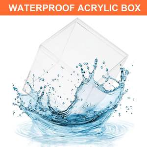 Cubo Cuadrado de Plástico Acrílico Transparente con Tapa de 2x2x2 Pulgadas (5.5cm), Cajas de Almacenamiento Pequeñas de Plástico Transparente, Cubos Acrílicos para Almacenamiento - Product Image 6