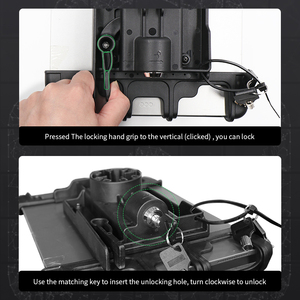 2022 New Anti-Theft Security Tablet ELD Holder or Locking Tablet <strong>Stand</strong> Holder for <strong>SUV</strong> Truck Vehicle Semi MPV - Product Image 2
