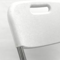 Chaises pliantes en plastique HDPE blanc, robustes, capacité de charge de 650 lb, empilables, portables, pour réunions, fêtes, location, événements