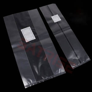 Sacs de culture de champignons respirants de 25*14*65 cm, épaisseur 0,08 mm, autoclavables, sacs de culture en PP pour la culture de champignons - Product Image 2