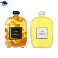 Bouteille en verre dépoli transparente de 8, 16 oz, 250, 500 ml pour lait, jus, vin, avec couvercle en forme de champignon – Vente en gros, best-seller