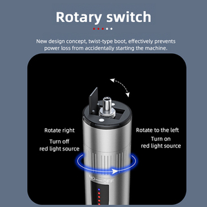 B5 sợi quang 5-50km 1-50mW đèn đỏ Bút vỏ sò Giao diện sạc Type-C hiển thị kỹ thuật số tự động khởi động LED - Product Image 4